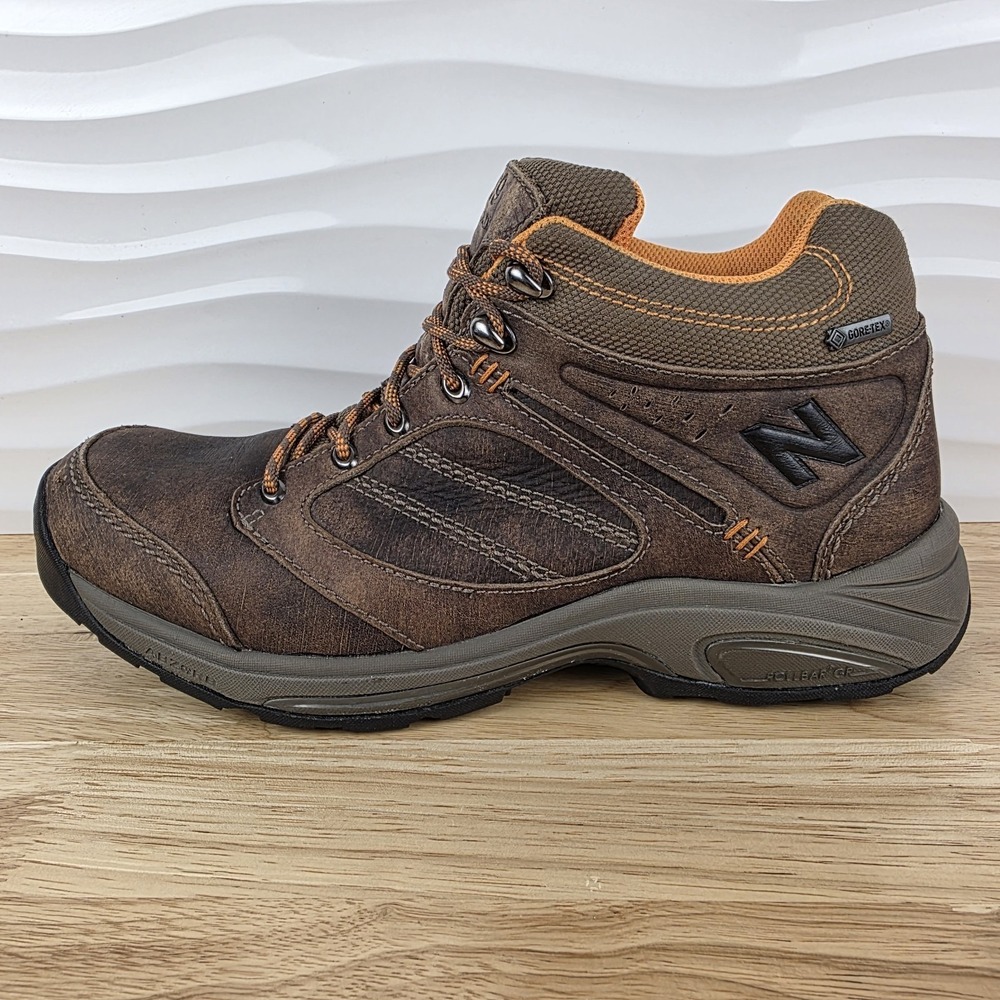 New Balance 1569 Hiking Boots Mens Size 12 Brown Leather Gore Tex Trail MW1569BO - Picture 4 of 13